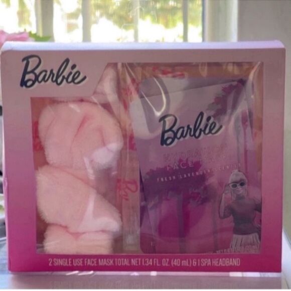 COPY - Last One Barbie Spa Set Tropical Bath Bombs, Face Mask & Pink Headband N… - Picture 5 of 10
